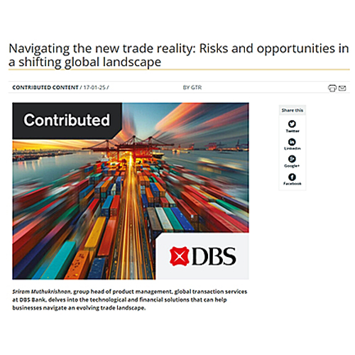 The evolving trade finance landscape