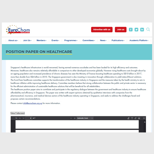 Singapore’s healthcare transformation